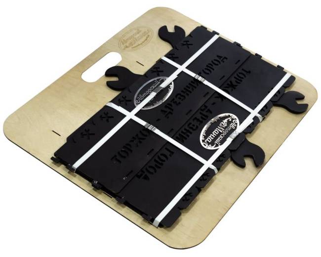 Мангал разборный "Механика", сталь AISI304, 3мм