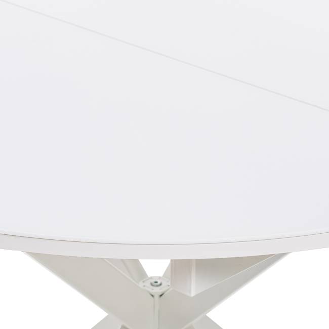 Стол раздвижной Leset Капри со стеклом Белый Стол раздвижной Leset Капри со стеклом Белый
