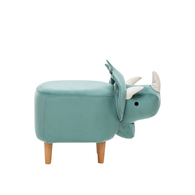 Пуф Leset Динозаврик V43 зелёный, компаньон V01 белый Бук Пуф Leset Динозаврик V43 зелёный, компаньон V01 белый Бук