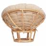 Кресло PAPASAN ECO/ПАПАСАН ЭКО P115-1/SP STD /c подушкой, ремешками/ диаметр подушки 129 см, 115x101x92 см, Natural (натуральный), ткань Старт Natural (натуральный)