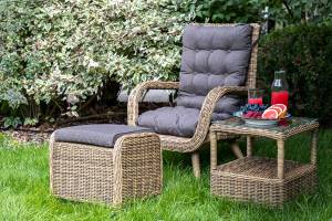 "Толедо" лаунж-зона из искусственного ротанга, цвет соломенный "Толедо" лаунж-зона из искусственного ротанга, цвет соломенный