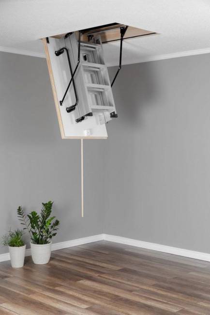 Алюминиевая чердачная лестница Alu-Profi 112х60