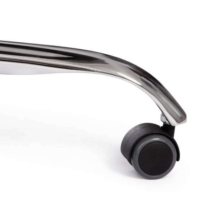 Кресло BERGAMO хром (22) кож/зам, белый, 36-01 белый кож/зам