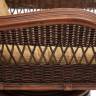 Кресло-качалка "ANDREA Relax Medium" /с подушкой/ 74х82х100 см, Pecan Washed (античн. орех), Ткань рубчик, цвет кремовый Pecan Washed (античн. орех)