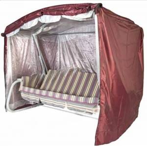 Чехол для садовых качелей Дефа Люси Премиум - 245х140х185, бордовый Чехол для садовых качелей Дефа Люси Премиум - 245х140х185, бордовый