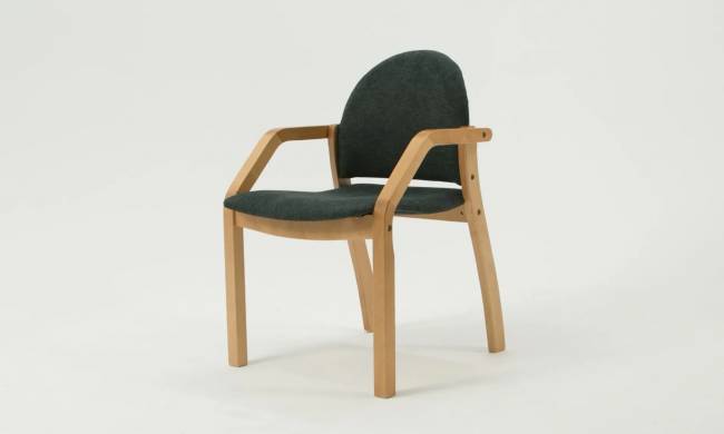 Стул-кресло Джуно 2.0 натур/зелёный