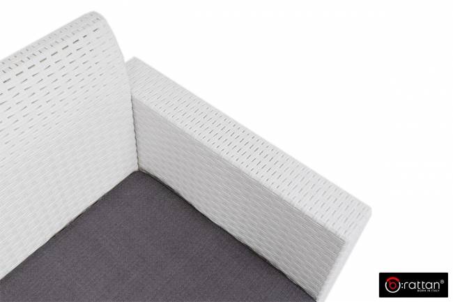 Диван 3х местный Nebraska sofa белый