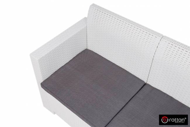 Диван 3х местный Nebraska sofa белый