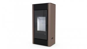 Печь DEFRO HOME SOLUM, 9кВт, коричневая сталь