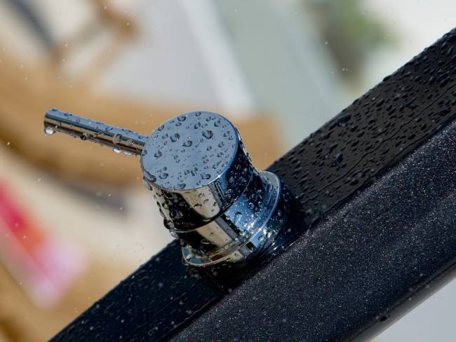 Душ уличный Jolly A 525 зеленый 165х150х2260 мм