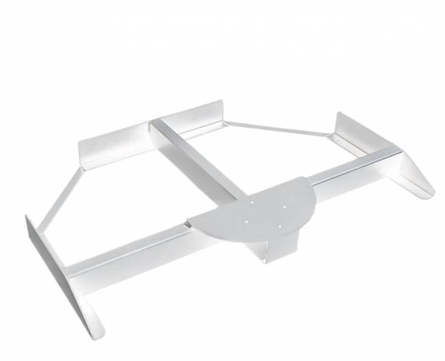 Зонт профессиональный 3х4 м Pompei Braccio белый, слоновая кость 3000х4000 мм