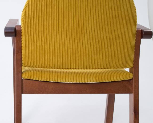 Стул-кресло Джуно 2.0 орех/жёлтый