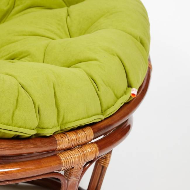 Кресло PAPASAN/ПАПАСАН 23/01 W /с подушкой/ диаметр подушки 125 см, 115х101х104 см, Pecan (орех), флок Олива, 23 Pecan (орех) Кресло PAPASAN/ПАПАСАН 23/01 W /с подушкой/ диаметр подушки 125 см, 115х101х104 см, Pecan (орех), флок Олива, 23 Pecan (орех)