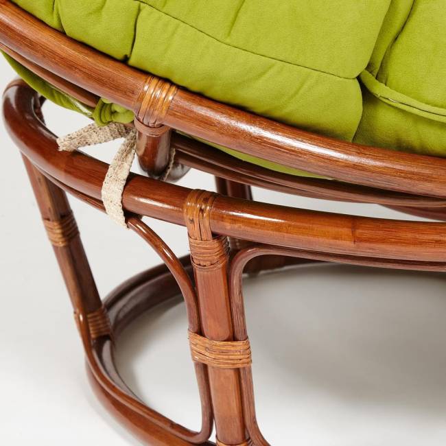 Кресло PAPASAN/ПАПАСАН 23/01 W /с подушкой/ диаметр подушки 125 см, 115х101х104 см, Pecan (орех), флок Олива, 23 Pecan (орех) Кресло PAPASAN/ПАПАСАН 23/01 W /с подушкой/ диаметр подушки 125 см, 115х101х104 см, Pecan (орех), флок Олива, 23 Pecan (орех)