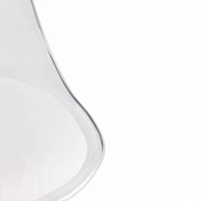 Стул TULIP (mod. 73-1) дерево/пластик/экокожа, 47,5x55x80 см, Прозрачный (Transparent) (Комплект из 4 шт.) прозрачный дерево/пластик/экокожа