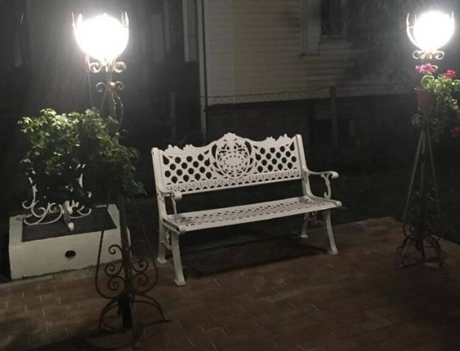 Скамейка из литого алюминия Rio White Скамейка из литого алюминия Rio White