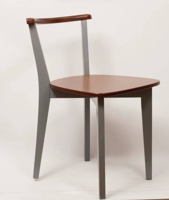 Стул Франк Ж, Орех/Серый