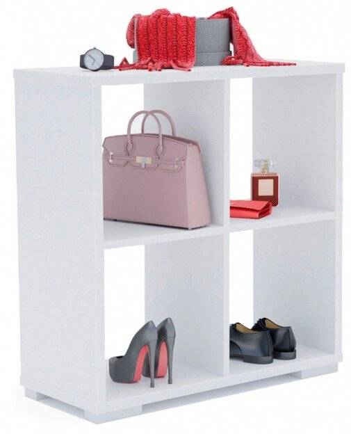 Стеллаж Стильный  С-3 белый