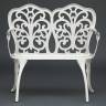 Скамья Secret De Maison Symphonie  алюминиевый сплав, 95х56х92см, butter white butter white алюминиевый сплав