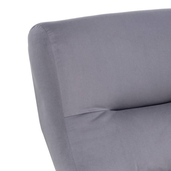 Кресло-качалка Leset Дэми Слоновая кость V32 серый