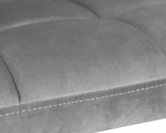 Офисное кресло для персонала DOBRIN TERRY BLACK, серый велюр (MJ9-75)